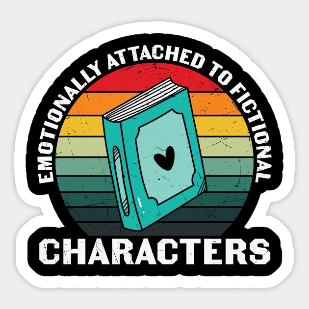 Fictional Characters reading book lover Sticker by AntiAntiFlorian